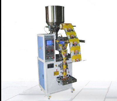 量杯式顆粒小型包裝機-芝麻花椒八角調(diào)味品全自動立式灌包封口機